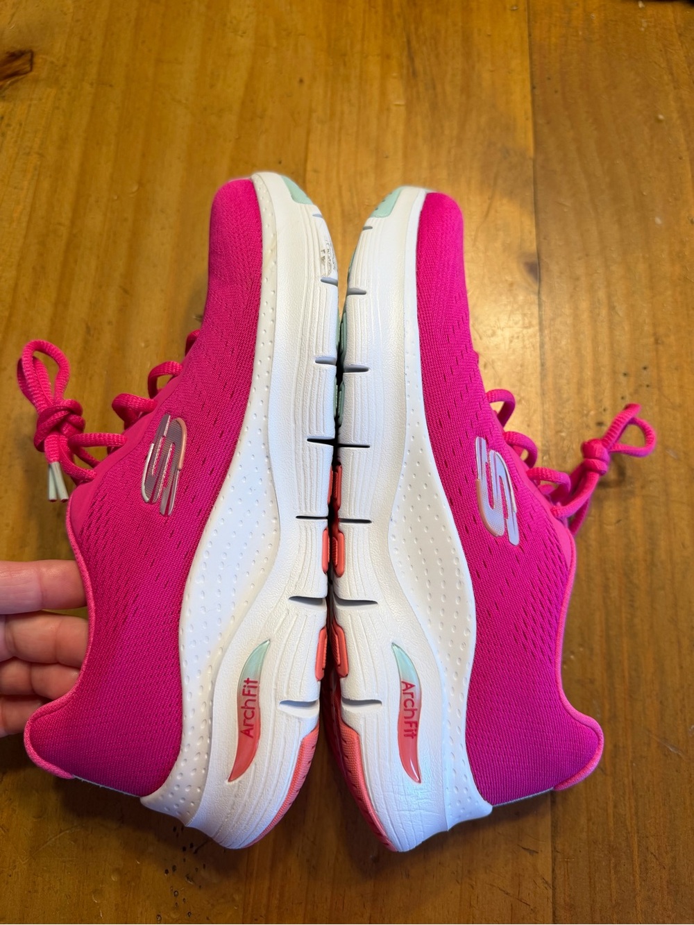 Skechers Arch Fit infinity cool Pink Sz 9 - Picture 7 of 9